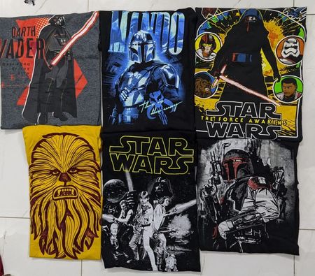 💥 RV997 Star wars Printed Tshirts