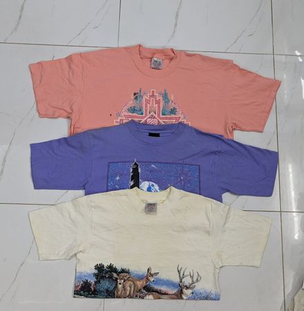 RV1066 T-shirts Vintage à Couture Unique