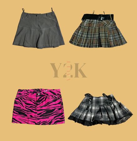 Y2K Revival: Mini Skirts (Yv-475)