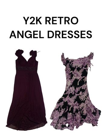 Y2K Retro Angle Dresses