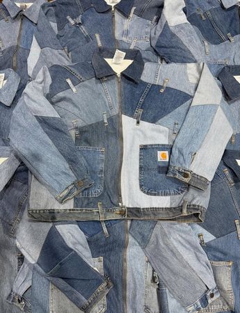 Rework style Carhartt denim jackets