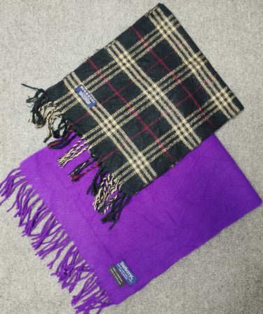 bufandas de Burberry