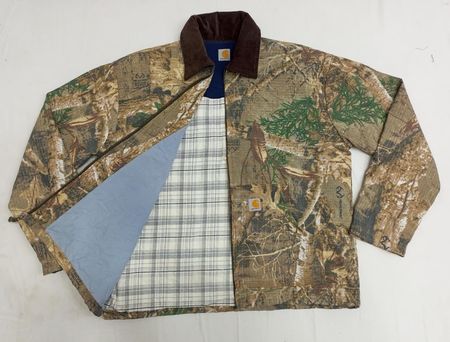 CR886 Upcycled Wild Tree Camo Carhartt Jacket