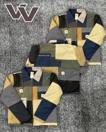 Carhartt reworked style patchwork detroit jackets #2035