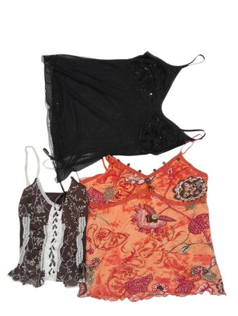 Y2K Damen Cami Tops