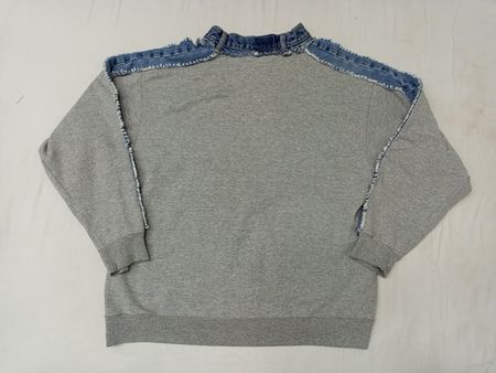 CR890 Sweatshirt Patchwork Upcyclé