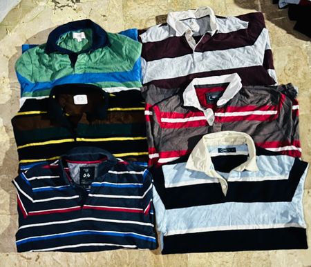 Unbranded rugby shirts bundle 102