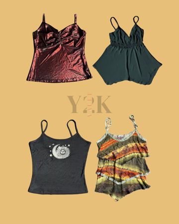 Y2K Cami & Babydoll Top Bundle (Yv-479)