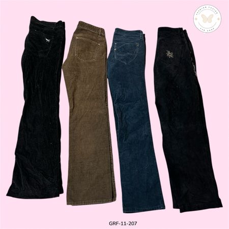 Pantalons en velours côtelé classique – Confort et style intemporels (GRF-11-207)