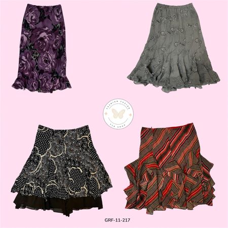 Classic Modern Poly Skirt – Everyday Chic Style (GRF-11-217)