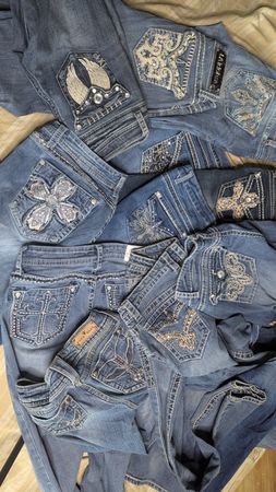 Y2Kウーマンフレアジーンズ