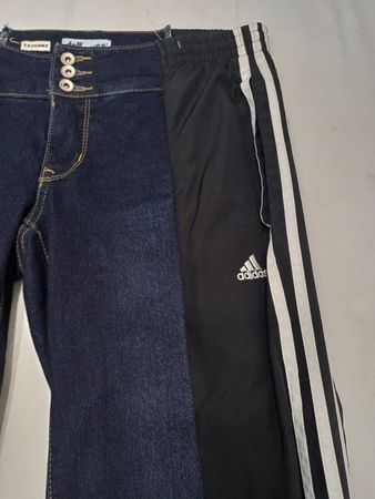 CR904 Upcycled Trouser Panel Denim Jeans