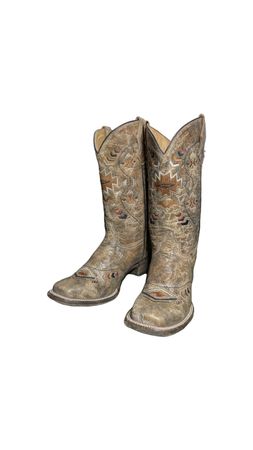 MV321# Super Quality Vintage Cowboy Boots.