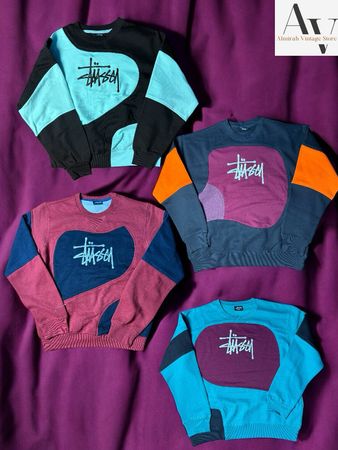 Stussy rework style patchwork