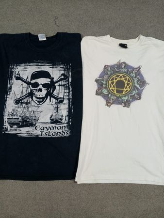 #198 Männer Skull und Gothic T-Shirts