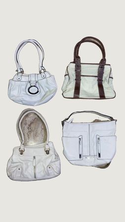 Y2k White Theme Bags