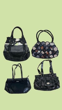 Y2k BlackCore College Bags