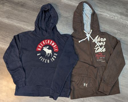 1070 ! Aeropostale, Abercrombie, American Eagle, sweatshirts décontractés et à zip