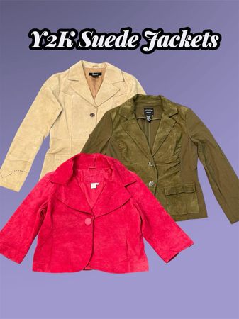 Y2K Suede Jackets & Blazers 2810