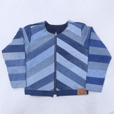 CR935 Upcycled Denim Jacket