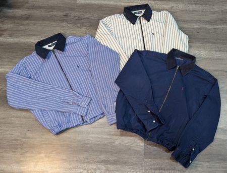 1075 - Jaquetas com Zíper Harington Upcycled Ralph Lauren