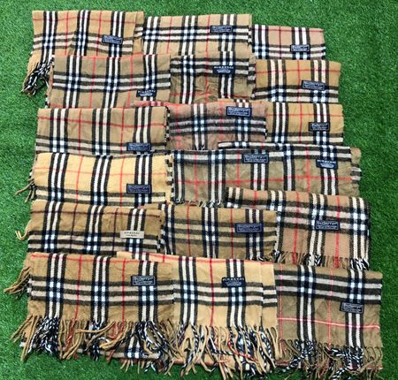 Beige Burberry scarves