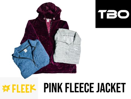Pink fleece jackets