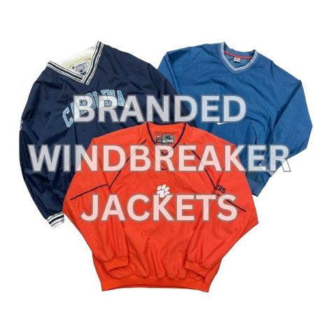 BRANDED WINDBREAKER JACKETS - GRADE AB