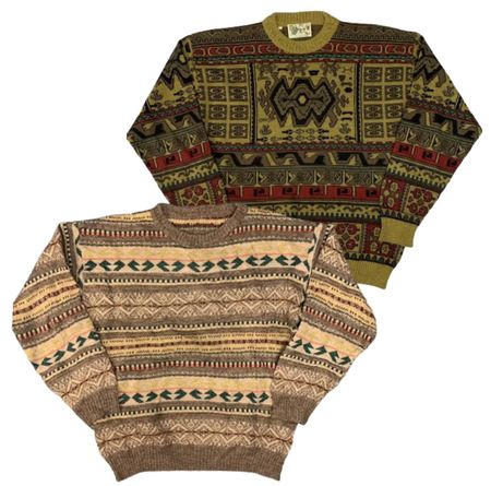 ETHNISCHER STIL STRICKWARE - GRADE AB