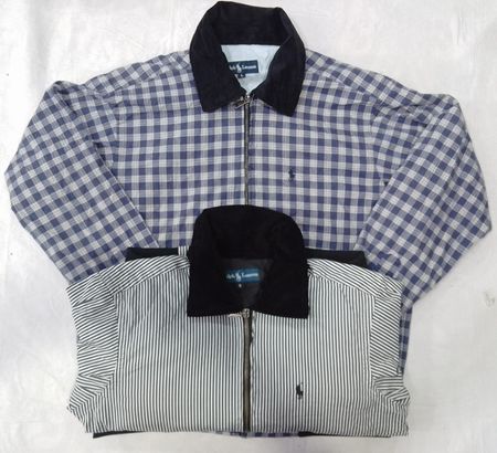 CR5568 Upcycled Polo ralph lauren Harrington Jacket