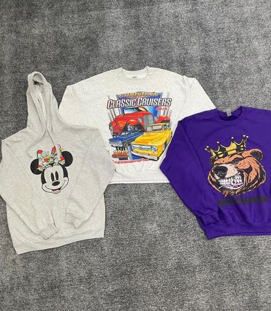 Vintage printed sweatshirt (2811)