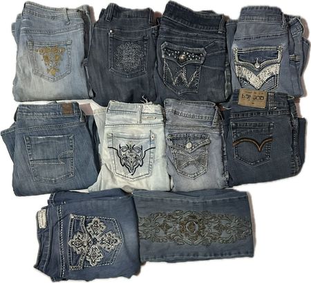 WRANGLER AND OTHER MIX BRANDS JEANS (ID 1429)