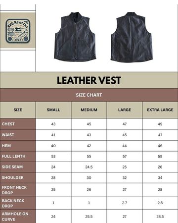 Upcycled Leather Vest