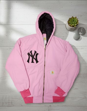 Carhartt NY rework style pink hooded jackets
