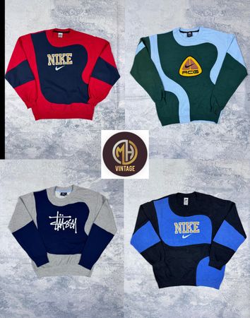 リワークスタイルミックスブランドスウェットシャツ