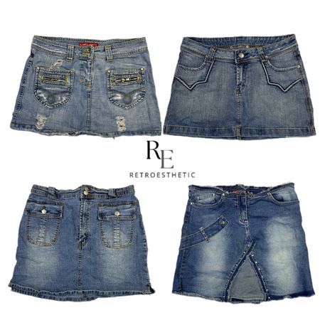 Y2K Era Cyber Girl Mini Skirt RE-2501