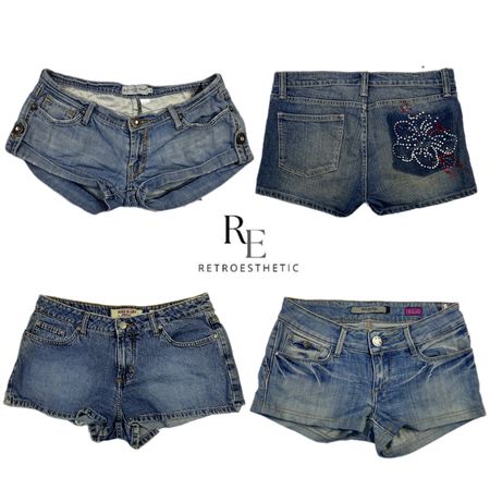 Y2K Britney Era Girl Micro Mini Short RE2502