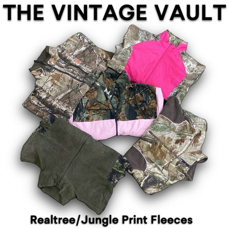 Realtree/Jungle Print Fleeces