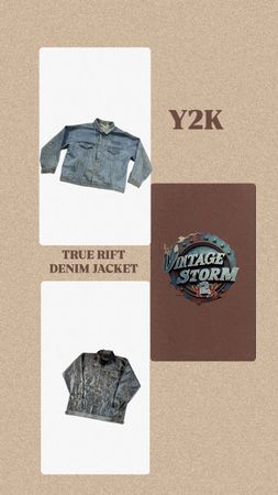 Y2k True Rift Denim Jacket