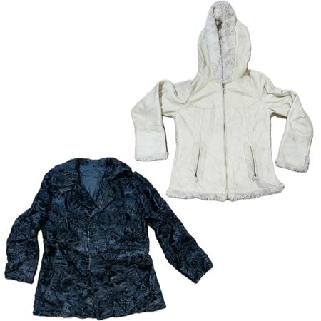 Vestes blazers sherling Y2K