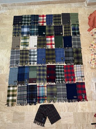 authentischer Barbour Lamm-Kaschmir-Schal Muffler