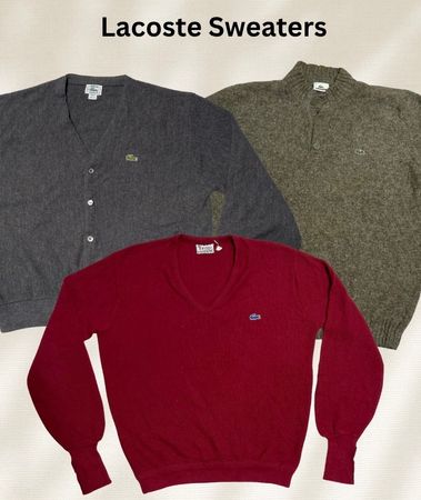 Lacoste sweaters