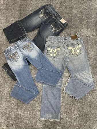 Y2K Jeans évasés ornés - r (01/12)