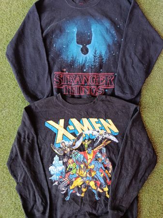 Black printed Sweatshirts 7Pcs (3410)