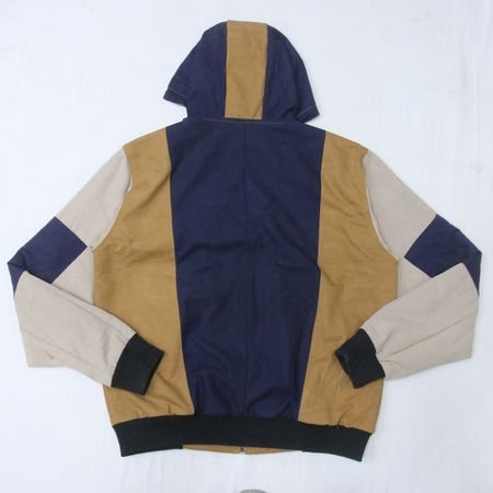 CR974 Upcycled Carhartt Patchwork Workwear Hoodie/Jacket