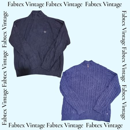 (FV-623) Chaps Quarter Zip Knitwear -Sweater