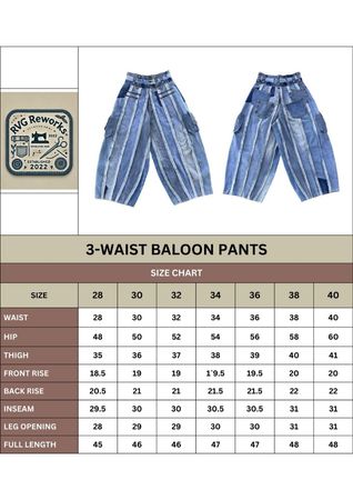 Upcycled gestreifte Panel-Jeans