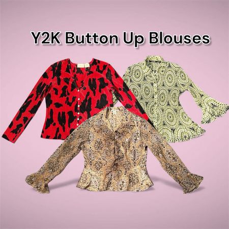 Y2K Ruffle Tops