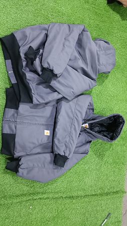 Rework style Carhartt grey colour hoddie jacket