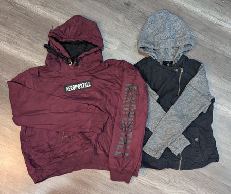 1132 - Aeropostale, Abercrombie, Holister, Casual Hoodie Full Zip Hoodie & Cotton Hoddie